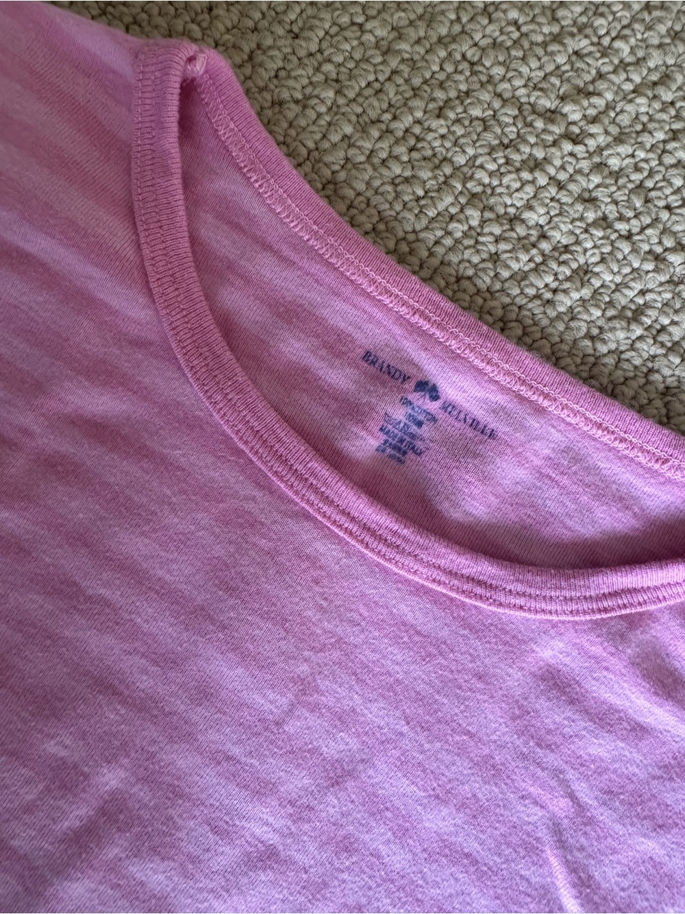 Brandy Melville Light Pink Short Sleeve Tee